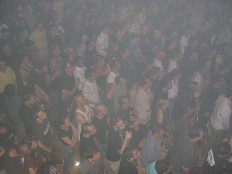Gary Numan fans enjoying his concert
