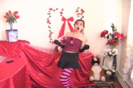 Scottish Girl is Up On The House Top